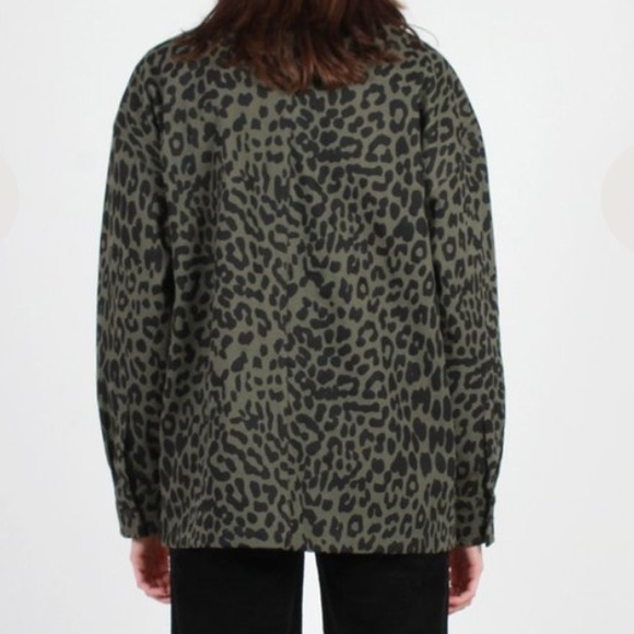 Lazy Oaf Leopard Chore Coat Jacket - Picture 2 of 7